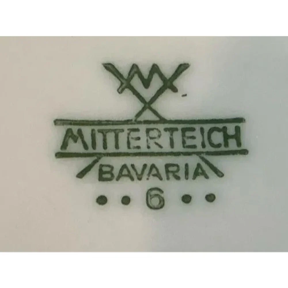 VTG Mitterteich Bavaria Sugar and Creamer Set w/Tray Cream Serverware High Tea
